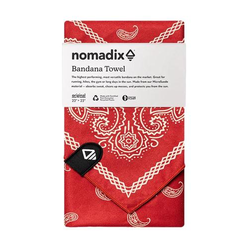 Nomadix Bandana Towel: Paisley Red Paisley_red