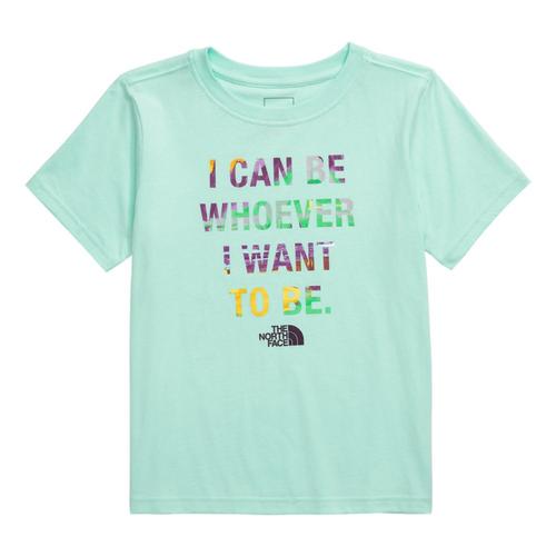 The North Face Girls Short-Sleeve Graphic Tee Crtraqua_tto