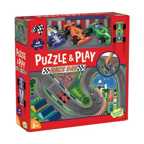 MindWare Puzzle & Play Race Day Floor Puzzle