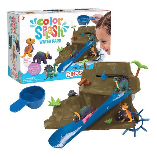 MindWare Dinosaur Color Splash Water Park Bath Toy Set