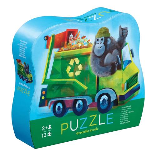 Crocodile Creek 12-Piece Mini Puzzle - Go Gorilla