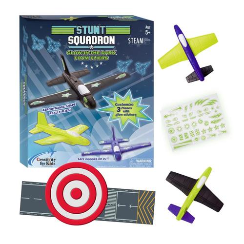 Faber-Castell Stunt Squadron Glow In The Dark Foam Fliers