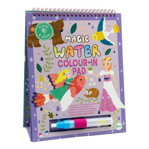 Floss and Rock Magic Color Changing Watercard Easel and Pen - Fairy Tale