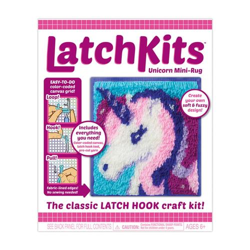 PlayMonster Latchkits Unicorn Latch Hook Kit