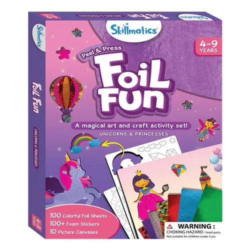 Skillmatics Foil Fun Unicorn & Princess No-Mess Art Kit