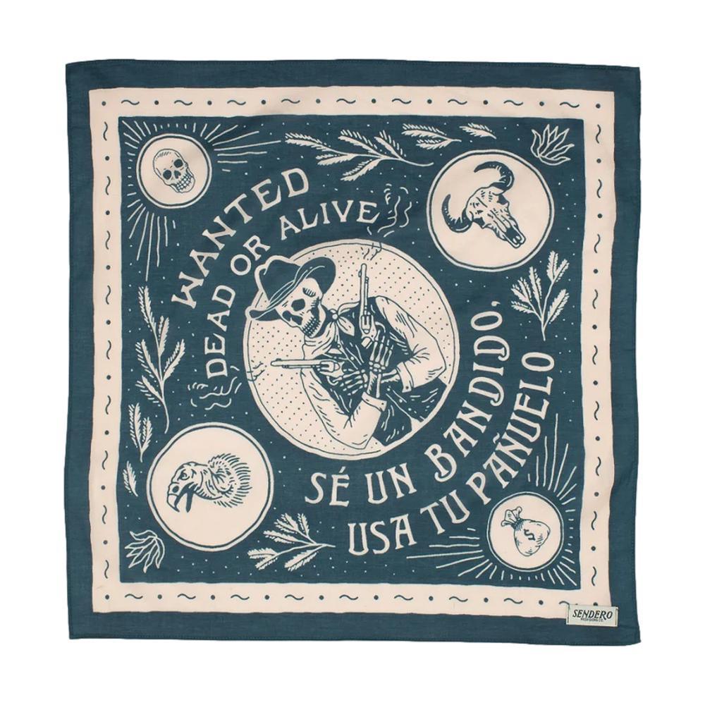 Sendero Provisions Co. Dead Or Alive Bandana BLUE