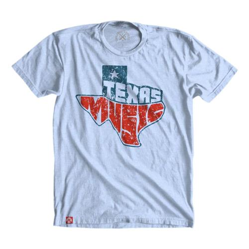 Tumbleweed TexStyles Texas Music T-Shirt Prismblue