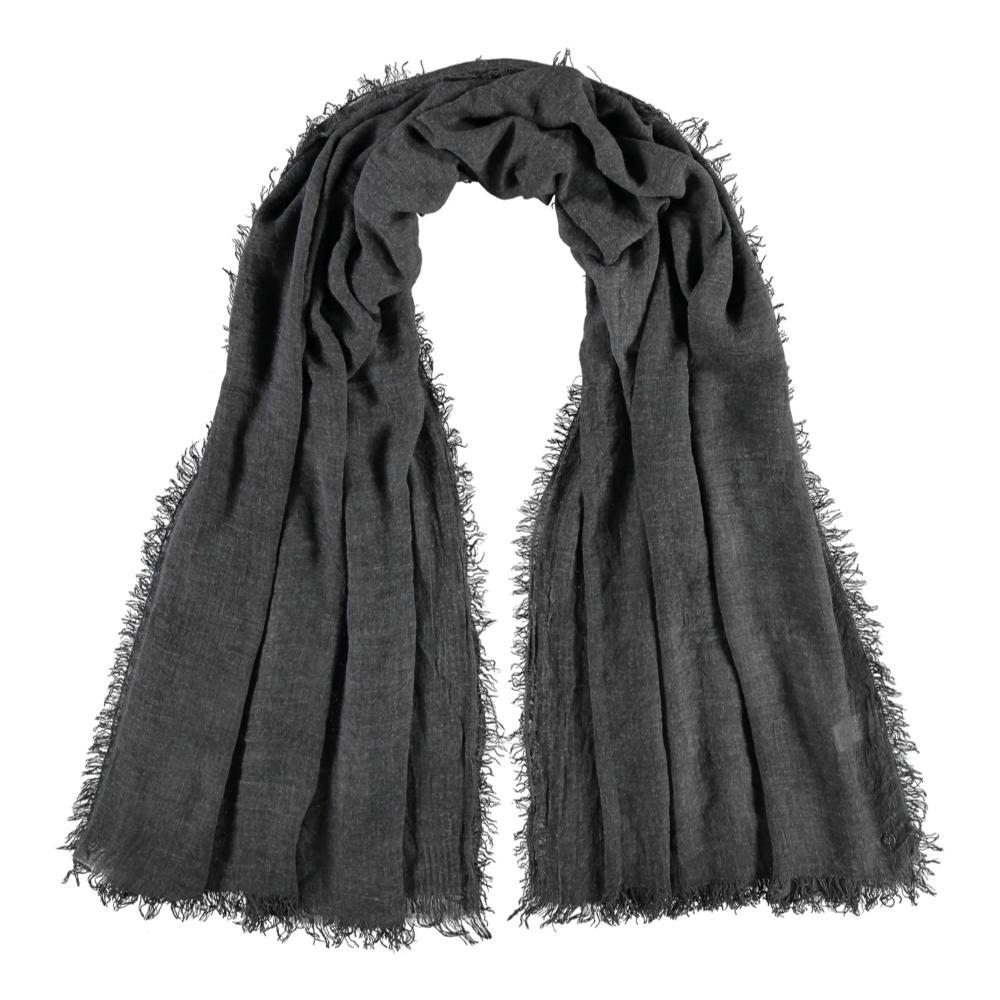 V. Fraas Optic Cold Dye Woven Wrap Scarf BLACK_990
