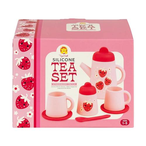 Tiger Tribe Strawberry Patch Silicone Tea Set