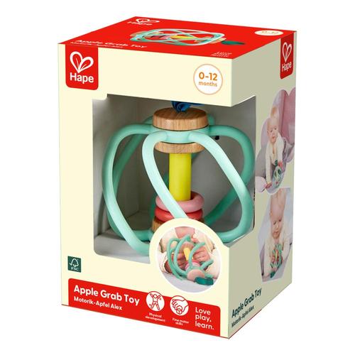 Hape Apple Grab Teether Baby Toy