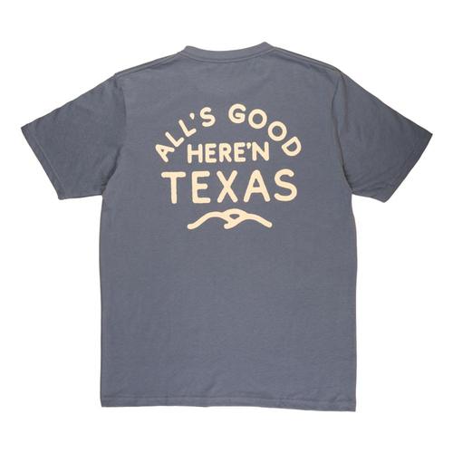 THC Provisions All's Good Feather Grass Tee Indigo