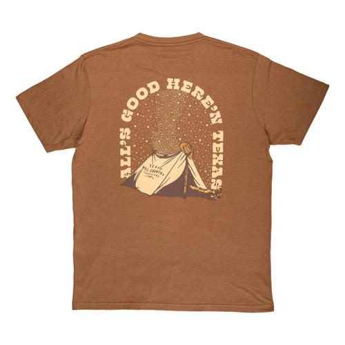THC Provisions Under The Stars Feather Grass Tee Bisonbrown