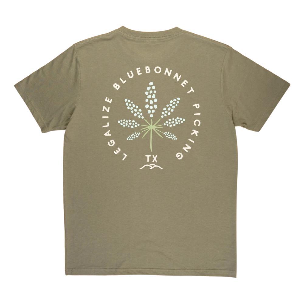 THC Provisions Legalize Bluebonnet Picking T-Shirt SAGEGREEN