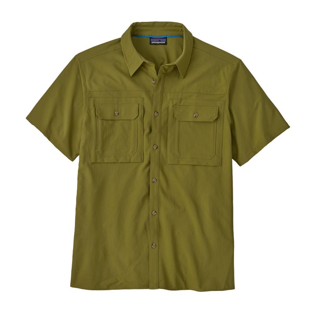 Patagonia Men's Short-Sleeved Self-Guided Sun Shirt GREEN_GRZG