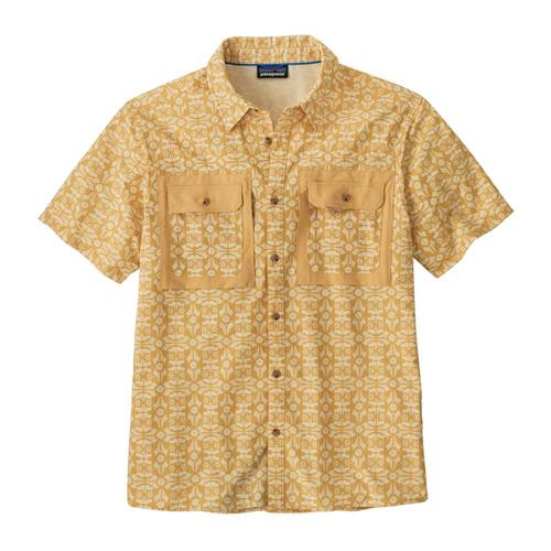 Patagonia Men's Short-Sleeved Self-Guided Sun Shirt Tan_mfbn