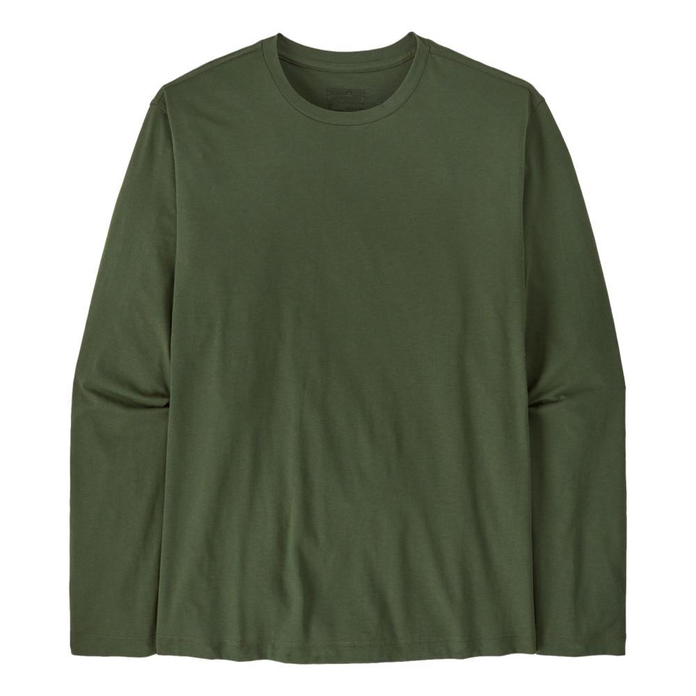 Patagonia Men's Long-Sleeved Essential Tee GREEN_TPGN
