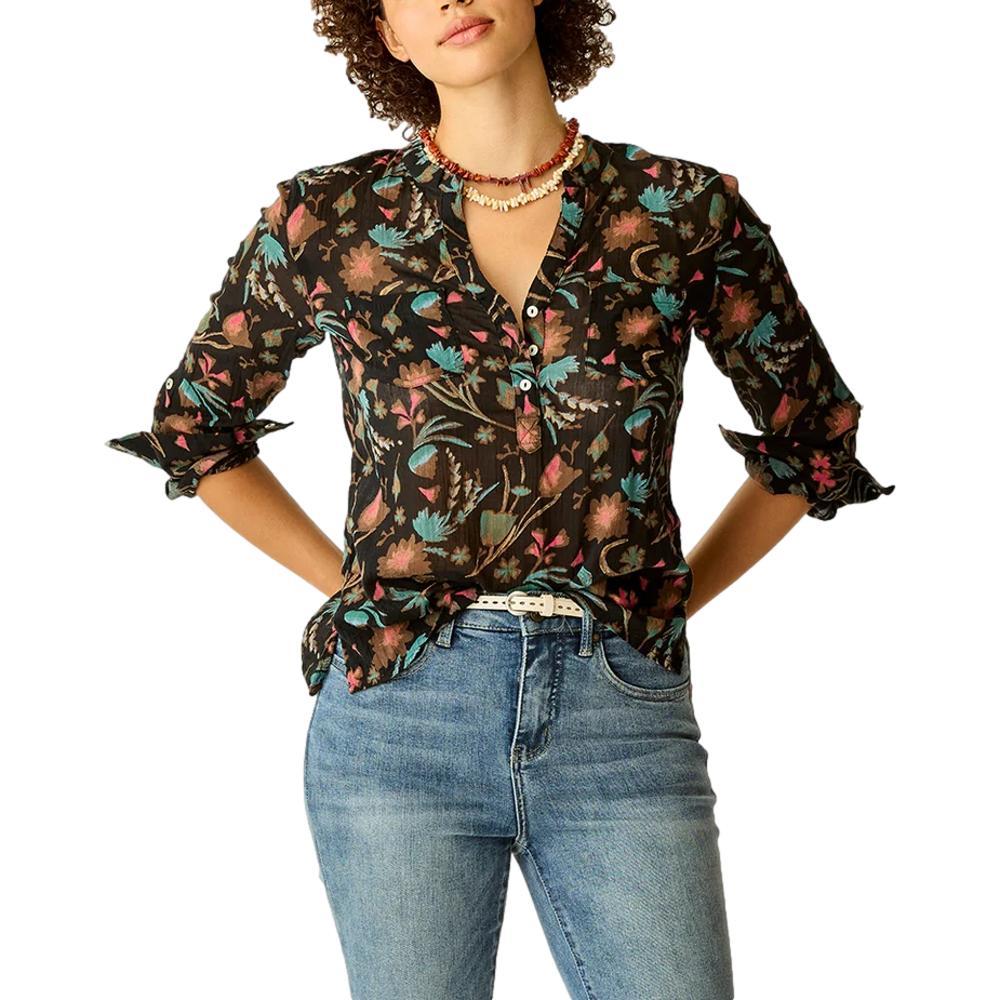 Carve Designs Women's Dylan Gauze Shirt FLORAL_984