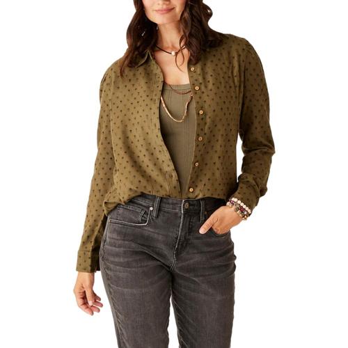 Carve Designs Women's Nadia Twill Shirt Fir_397