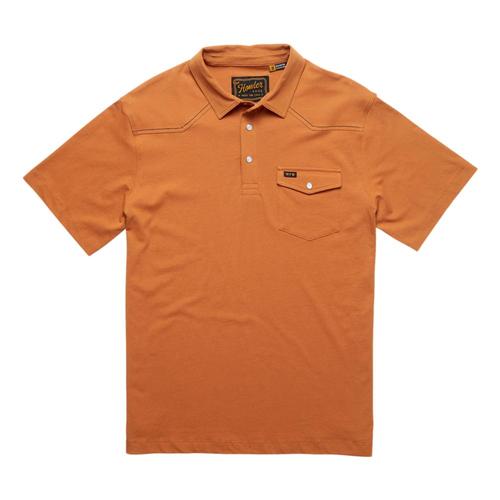 Howler Brothers Men's Ranchero Polo Adobe_ado