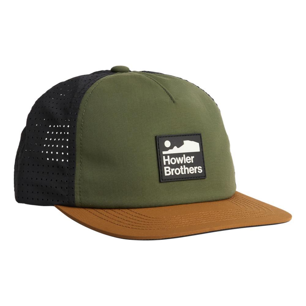 Howler Brothers Aperture Tech Strapback Hat ARMYBRWN_ARM