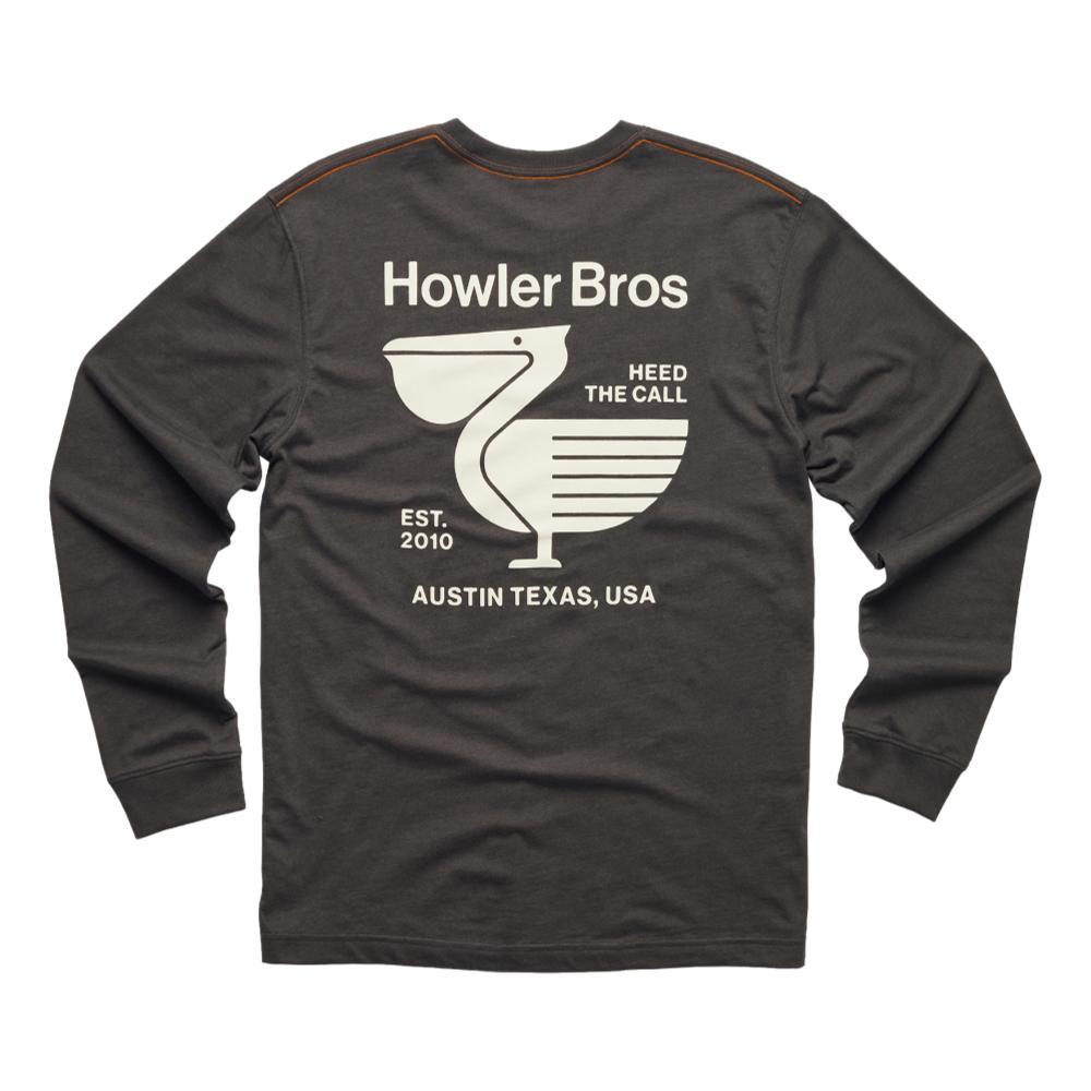 Howler Brothers Men's Pelican Postage Longsleeve T-Shirt BLACK_PPA