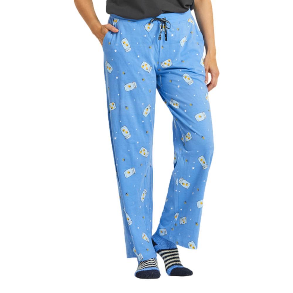Life is Good Women's Firefly Jar Pattern Snuggle Up Sleep Pants BLUE_FIRE