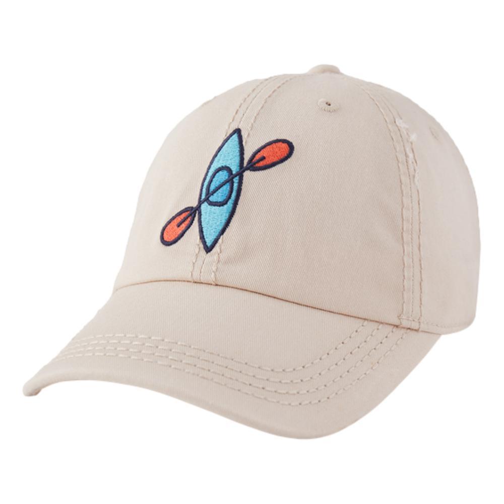 Life is Good Just Add Water Kayak Sunwashed Chill Cap BONE