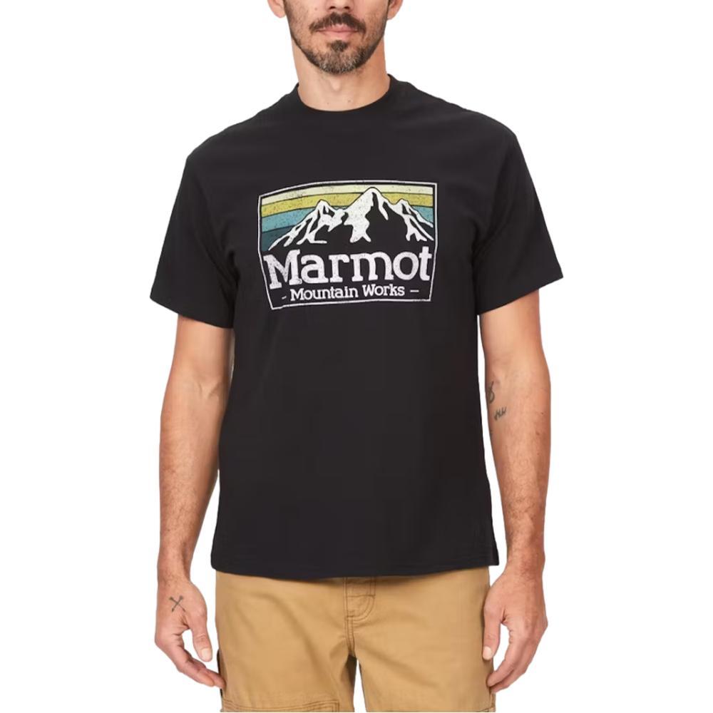 Marmot Men's Marmot Mountain Works Gradient Short-Sleeve T-Shirt BLACK_001
