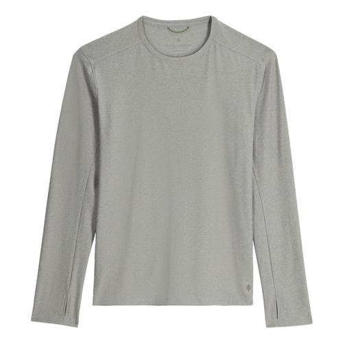 Royal Robbins Men's Amp Lite Crew Long-Sleeve Shirt Pewter_612
