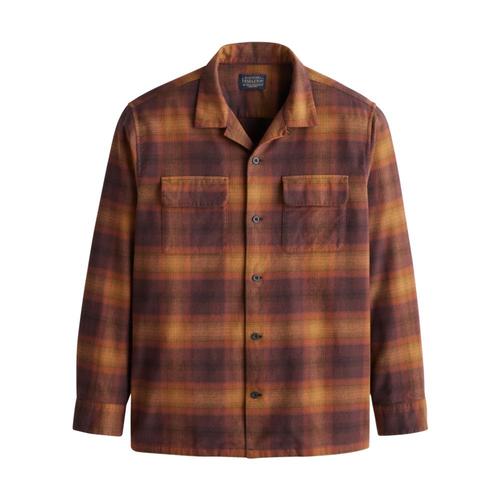 Pendleton Men's Plaid Cotton Board Shirt Rust_79529