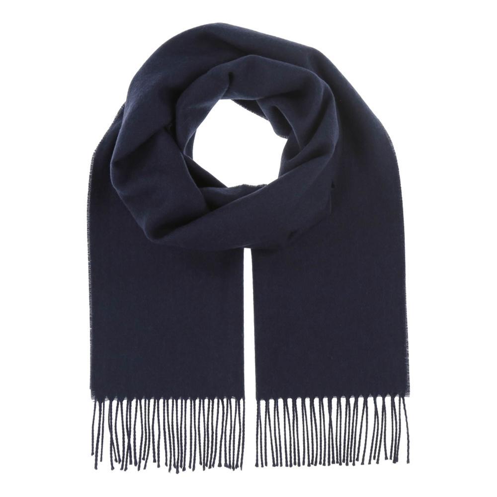 V. Fraas Solid Wool Woven Scarf NAVY_590