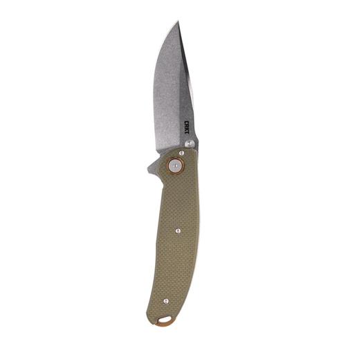 CRKT Butte Deadbolt Assisted Folding Knife Green