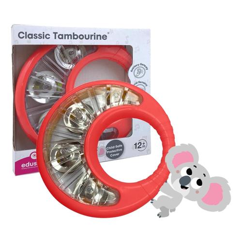 Edushape Classic Tambourine Red