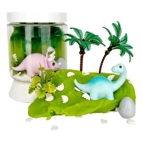 Earth Grown KidDoughs Dinosaur Mini Dough-To-Go Jar