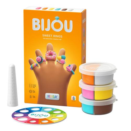 Fat Brain Toys Hey Clay Bijou Sweet Rings Creation Set