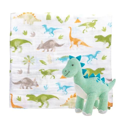 Stephen Joseph Blanket and Stuffed Animal Set Dino_59