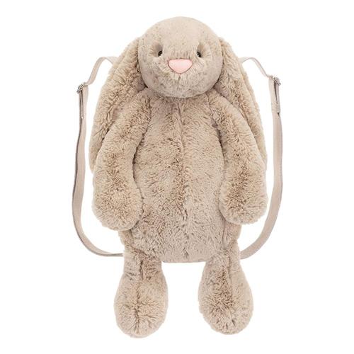 Jellycat Bashful Beige Bunny Plush Backpack