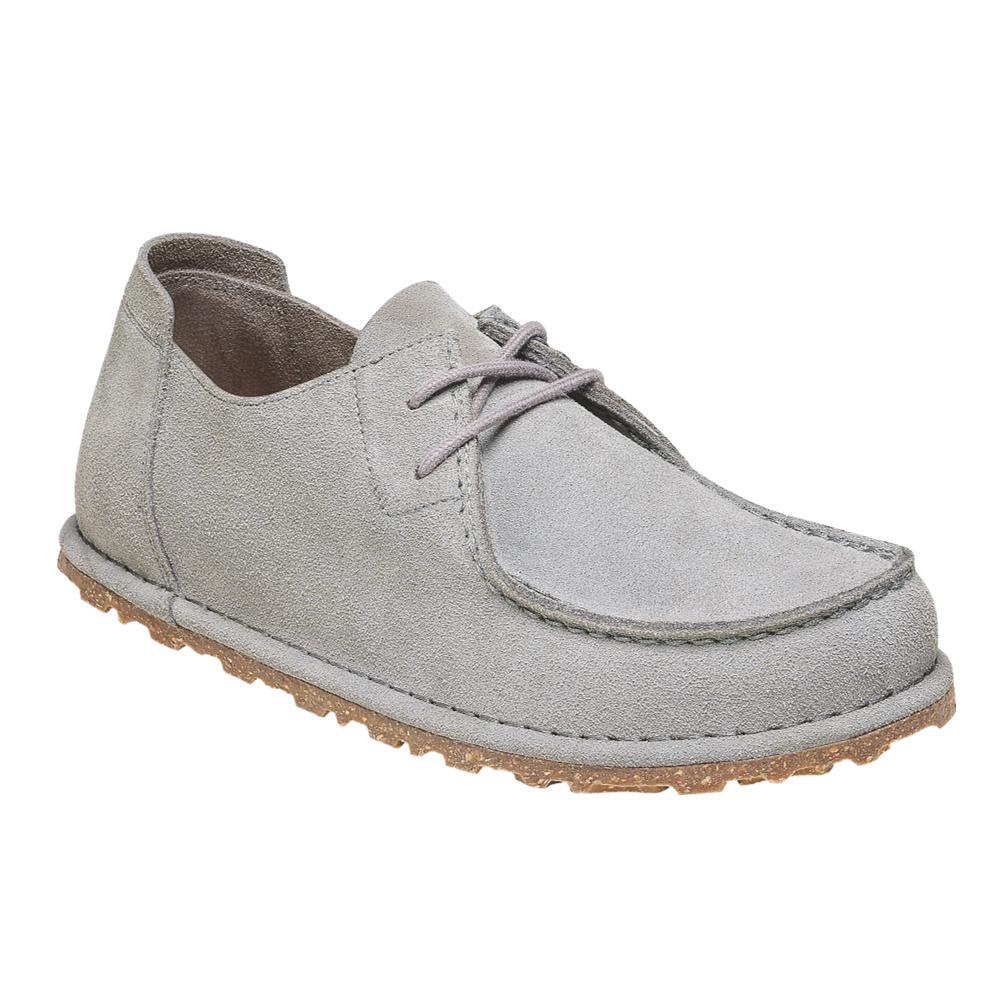 Birkenstock Men's Utti Lace Suede Leather Shoes - Regular WHGRAY.SD
