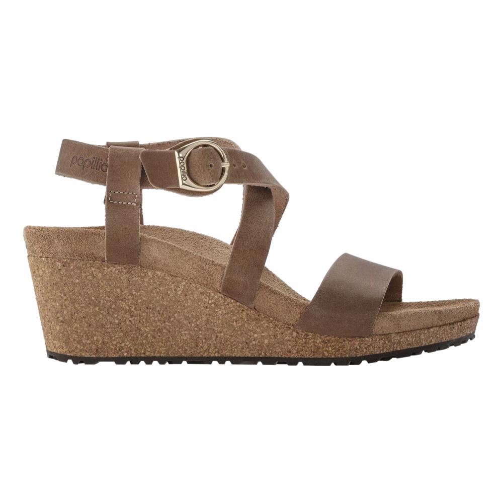 Birkenstock Women's Sibyl Ring-Buckle Oiled Leather Sandals - Narrow COGNAC.OL