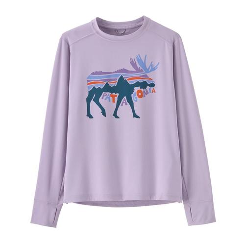 Patagonia Kids Long-Sleeved Capilene Silkweight T-Shirt Fxpurp_fmpu