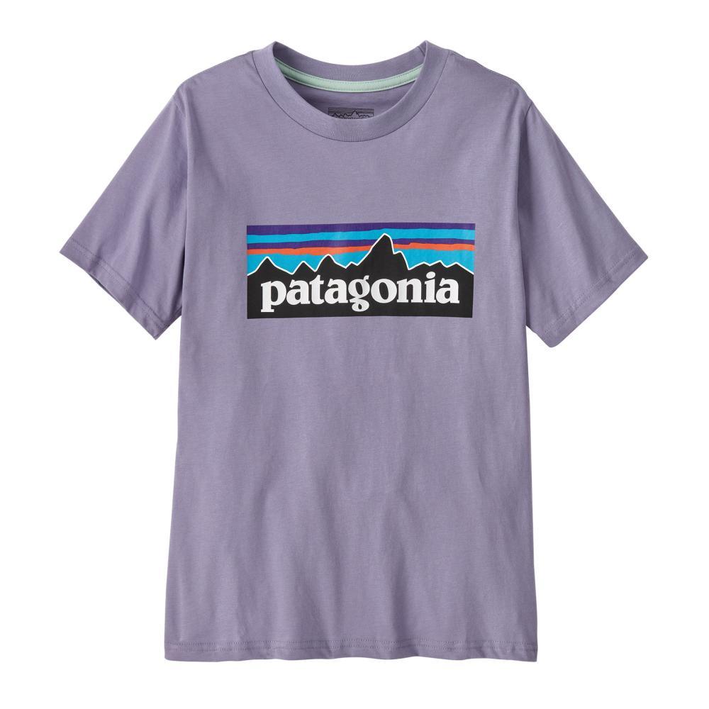 Patagonia Kids P-6 Logo T-Shirt PURPLE_RWCO