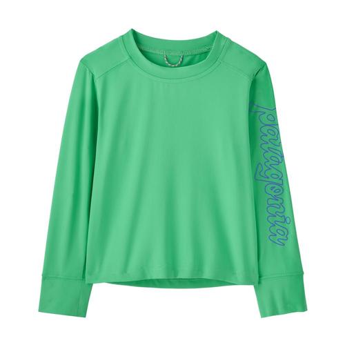 Patagonia Baby Long-Sleeved Capilene Silkweight T-Shirt Aloegrn_fsal