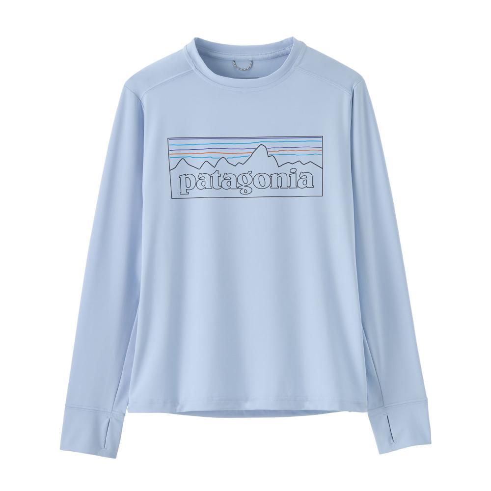 Patagonia Kids Long-Sleeved Capilene Silkweight T-Shirt FLCKBLU_POFL