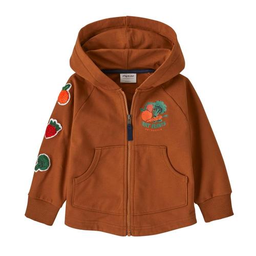 Patagonia Baby Full-Zip Hoody Sweatshirt Frmbrwn_fsro