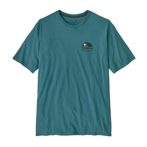 Patagonia Men's Applied Imagination Organic T-Shirt Wetblue_wldb