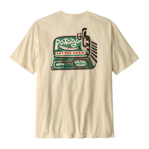 Patagonia Men's Aquatic Action Organic T-Shirt Natural_lfnl