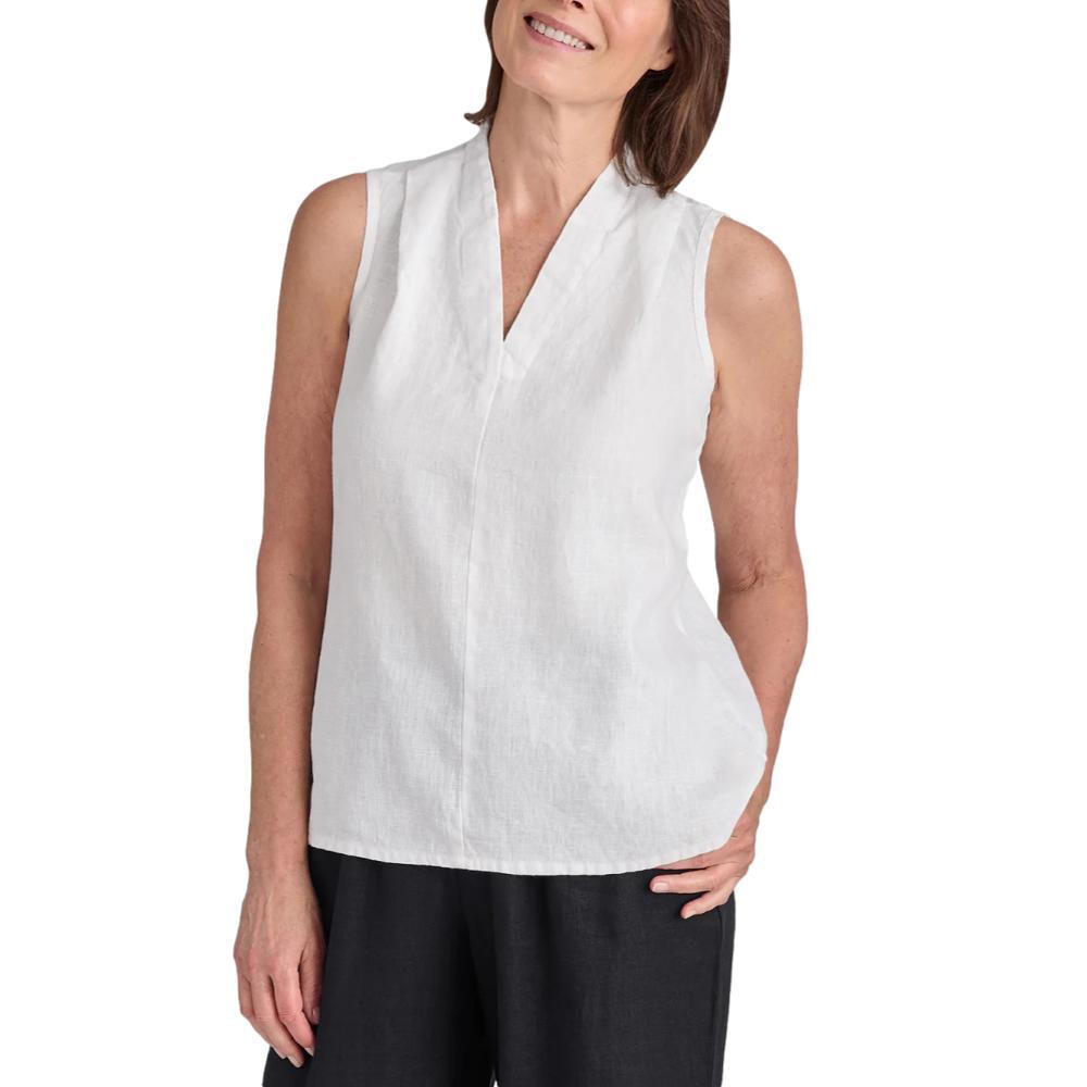 FLAX Women's RSVP Tank WHITE