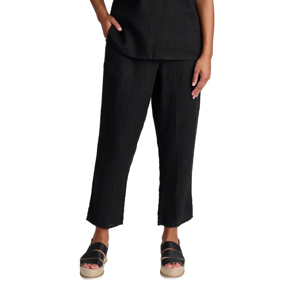 FLAX Women's Pocketed Ankle Pants BLACKHAND