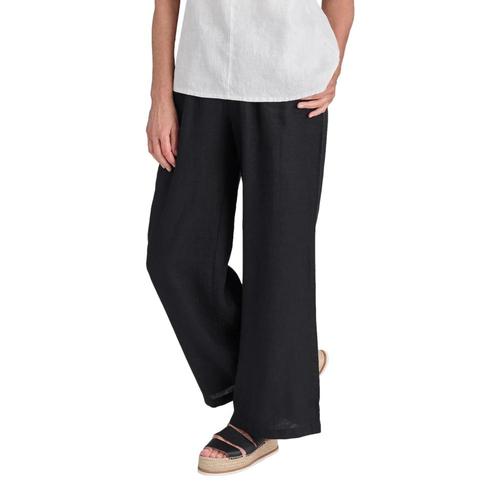 FLAX Women's Flowing Pants Black