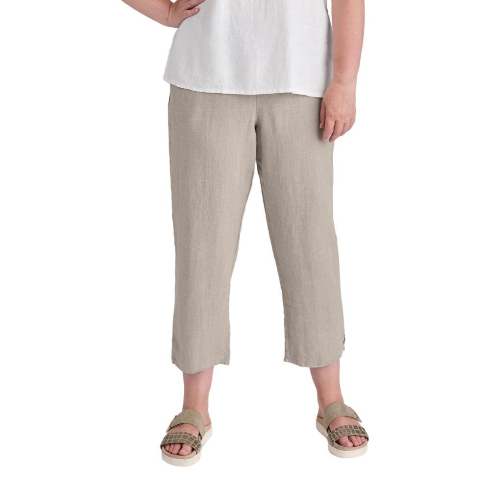 FLAX Women's Generous Pocketed Ankle Pants NATURALHAND